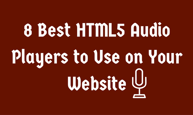 8 Best HTML5 Audio Players to Use on Your Website 8 Best HTML5 Audio Players to Use on Your Website
