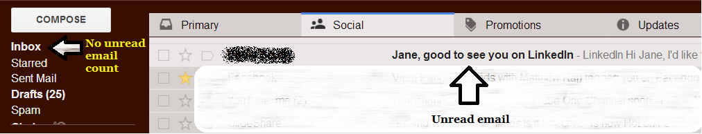 Gmail tabs fail Gmail tabs fail