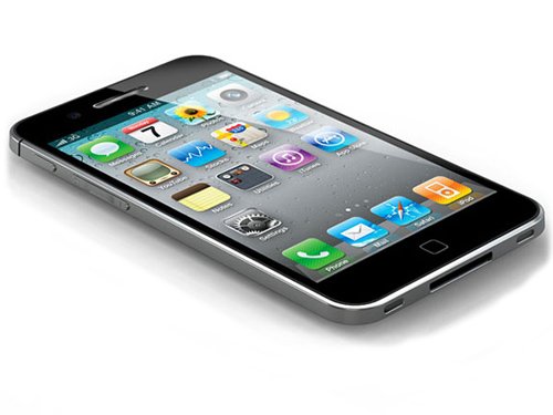 apple-iphone5 Apple iphone 5 slanting view