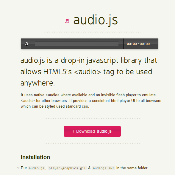 audio-js audio-js