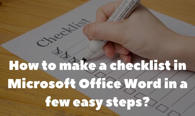 How to create a checklist in Microsoft Office Word How to create a checklist in Microsoft Office Word