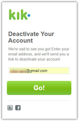 kik deactivate kik deactivate