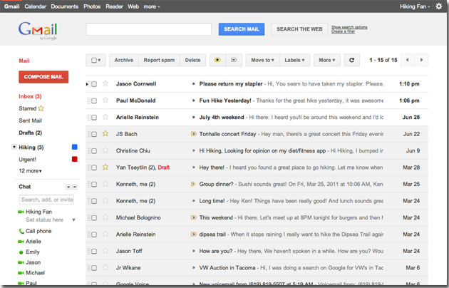 GMail Will Get A New User Interface As Google Remodels