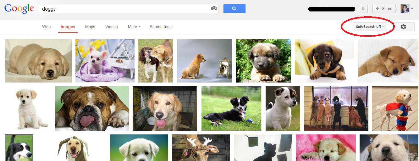  Google image search SafeSearch Off