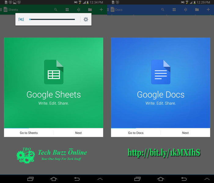 Google Launches Standalone Apps: Docs And Sheets For iOS And Android