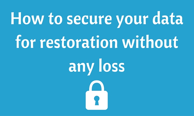 Move Your Data In A Safe and Secure Environment To Get It Restored Without Any Loss