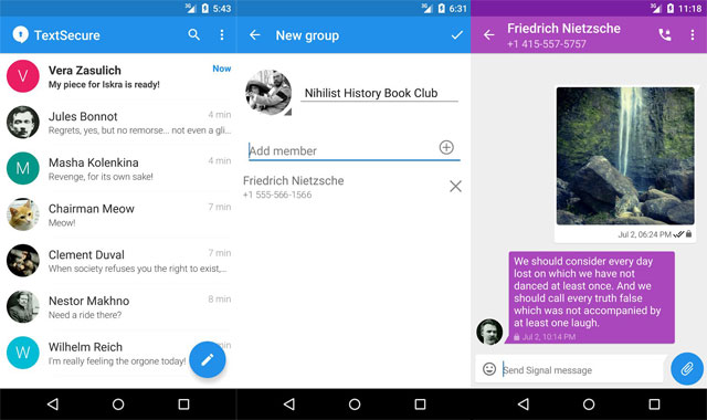 TextSecure-Private-Messenger