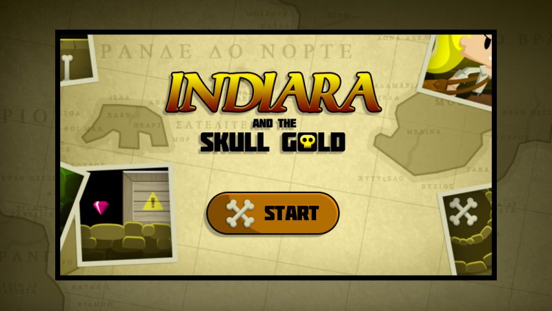 indiara skull gold game
