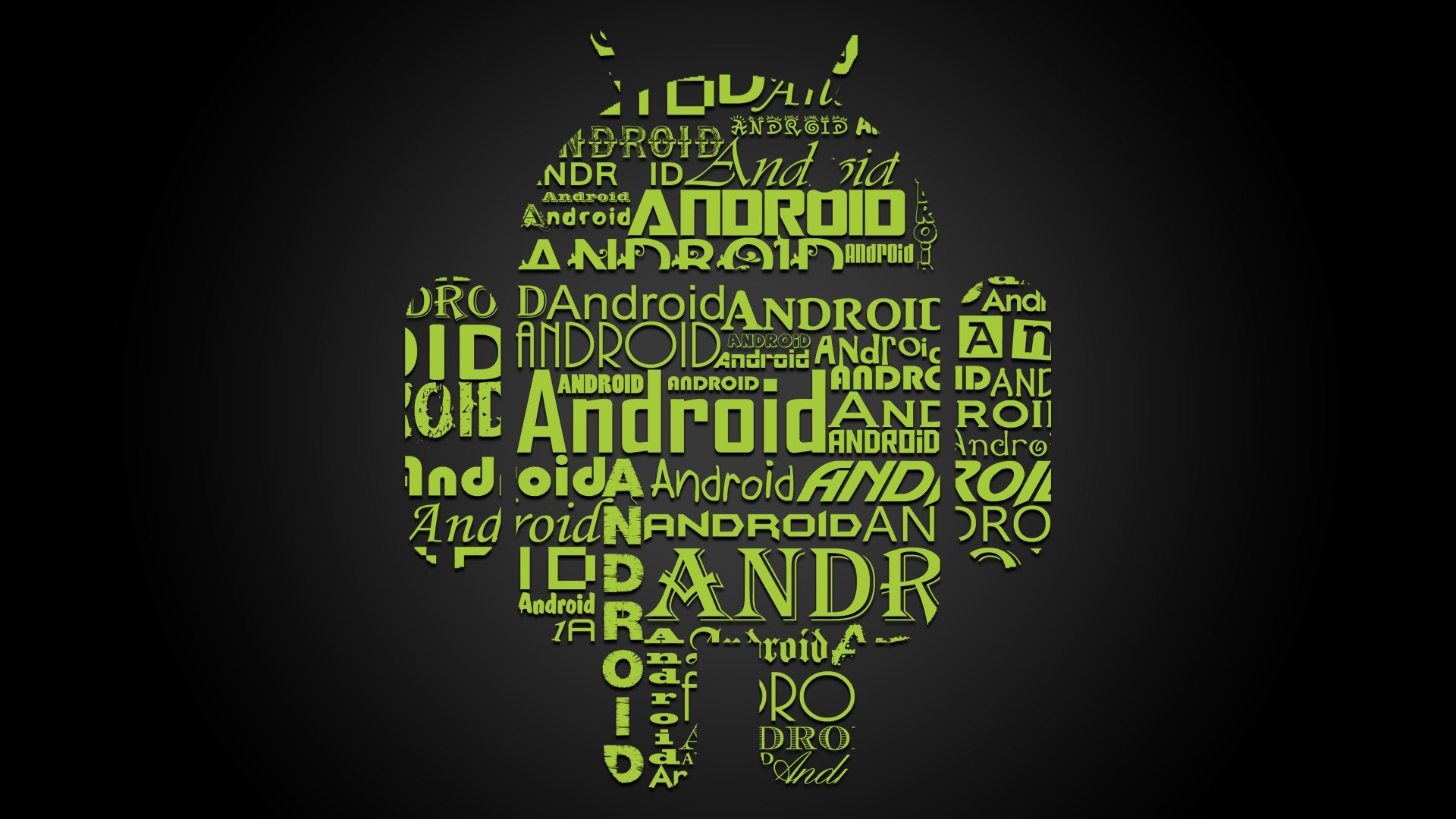 Android Text Cloud Wallpaper