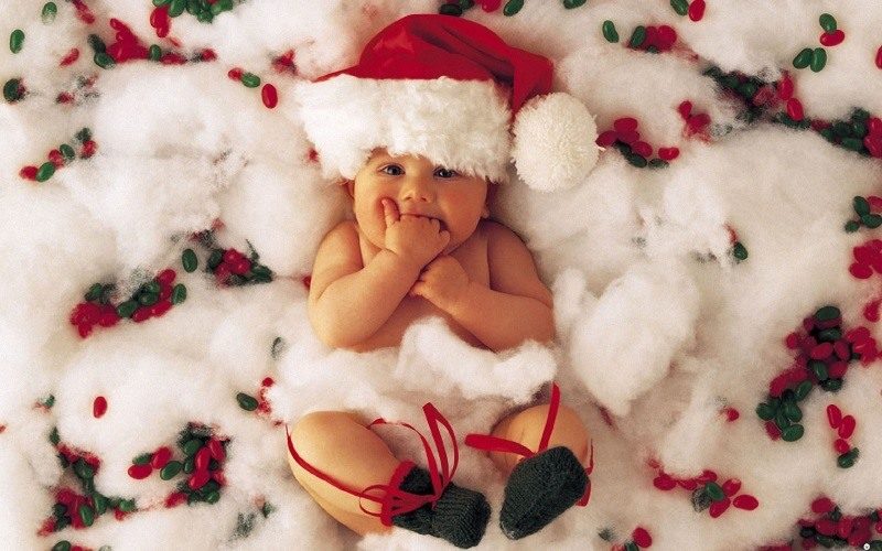 Christmas Baby Wallpaper