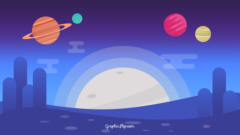 Flat Space Background