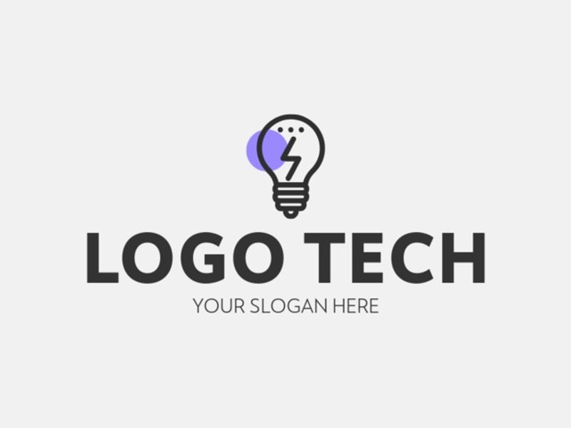 logo tech with bulb