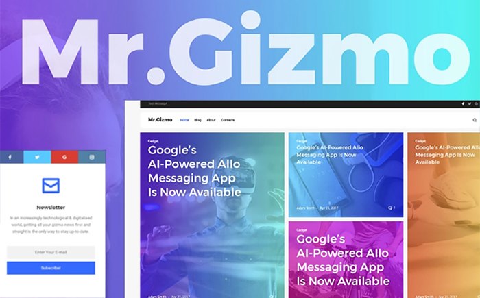 Mr. Gizmo - Technology & Gadgets Blog WordPress Theme