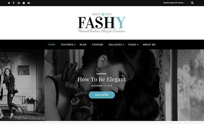 Fashy - Fashion Blog WordPress Theme