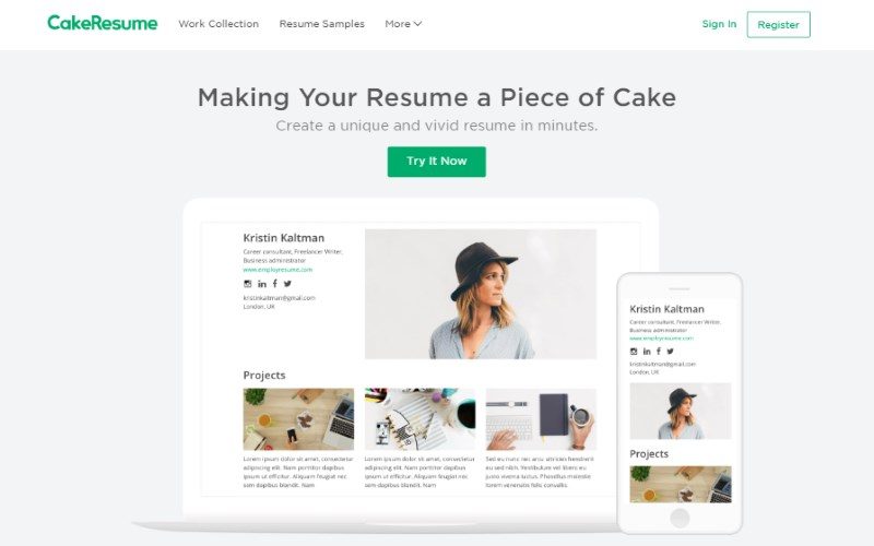 12 cake resume maker