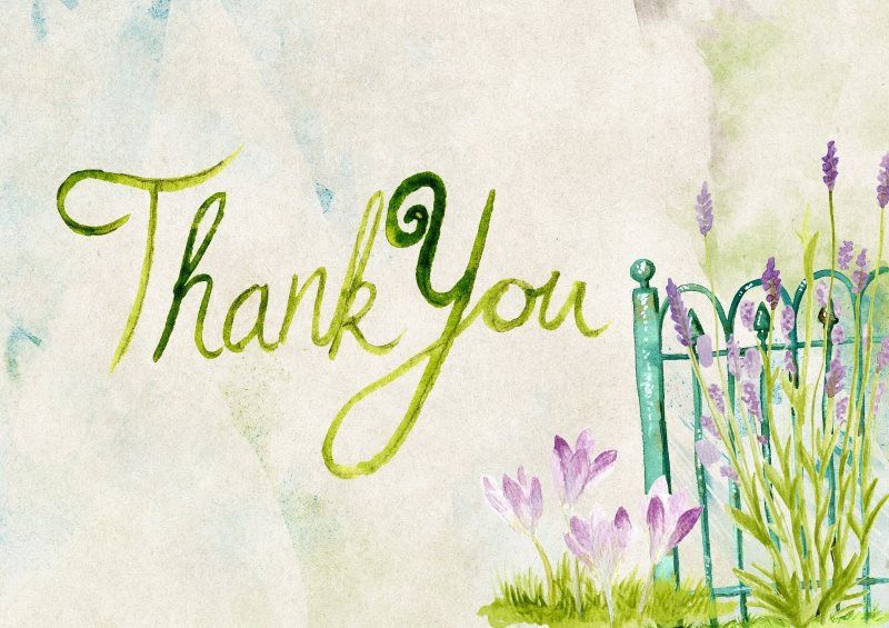 27 thank you greeting card