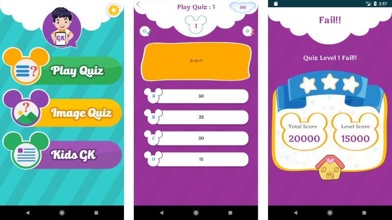 Kids Quiz App Android Template