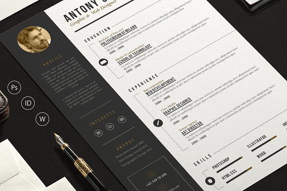 Pro Resume Creative Template with Cover Letter