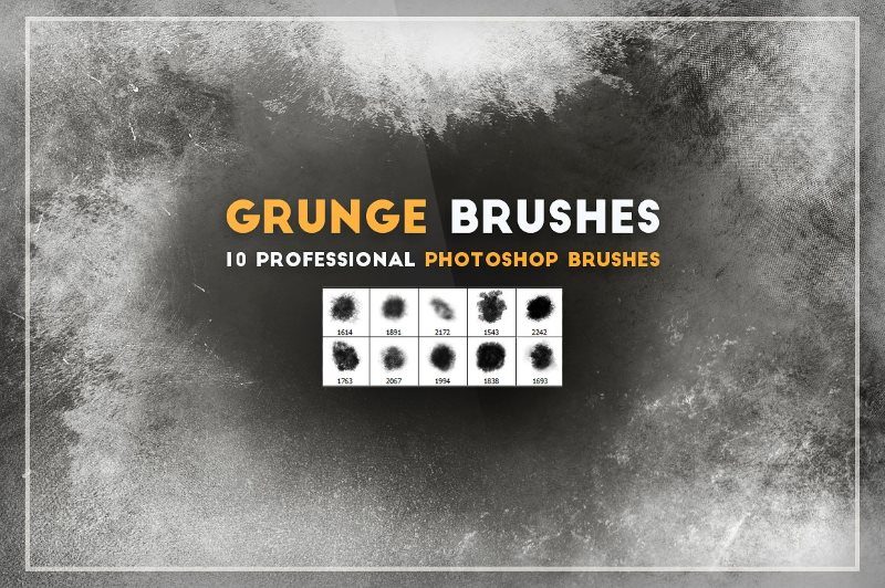 Professional Photoshop Grunge Brushes