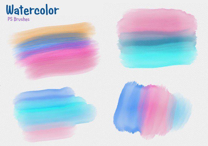 watercolor mask ps brushes