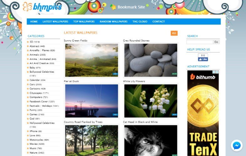 Top 25 site-uri pentru Wallpapere Bhm-pics