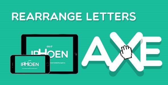 Rearrange Letters HTML5 Game