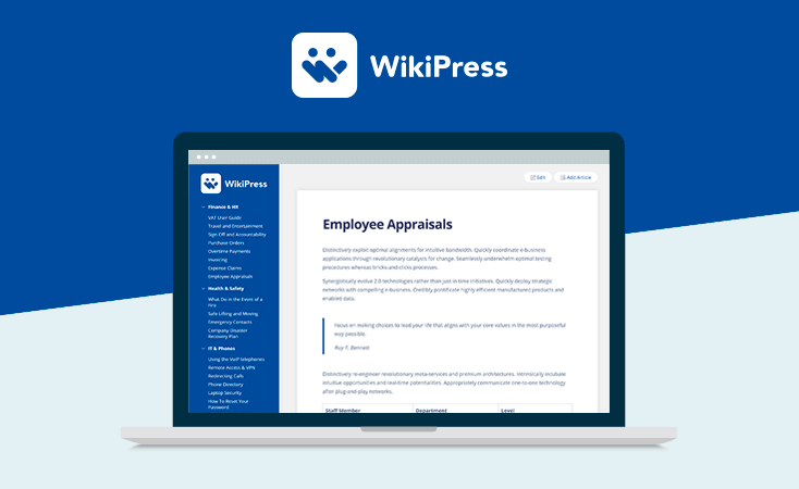 31 WikiPress WordPress Wiki Theme